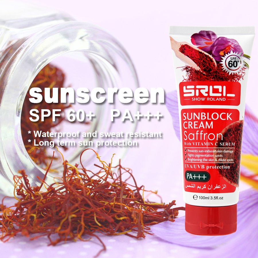 Wholesale SPF 60 Facial Skin Care Cream Mineral Vegan Physical Sunblock with Brightening & Waterproof Features for Face & Body
