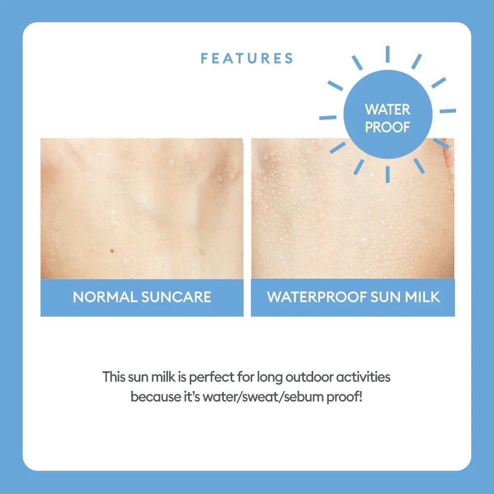 MISSHA Korean Skincare Sunscreen All Around Safe Block Waterproof Sun Milk SPF50+/PA++++ - 70ml