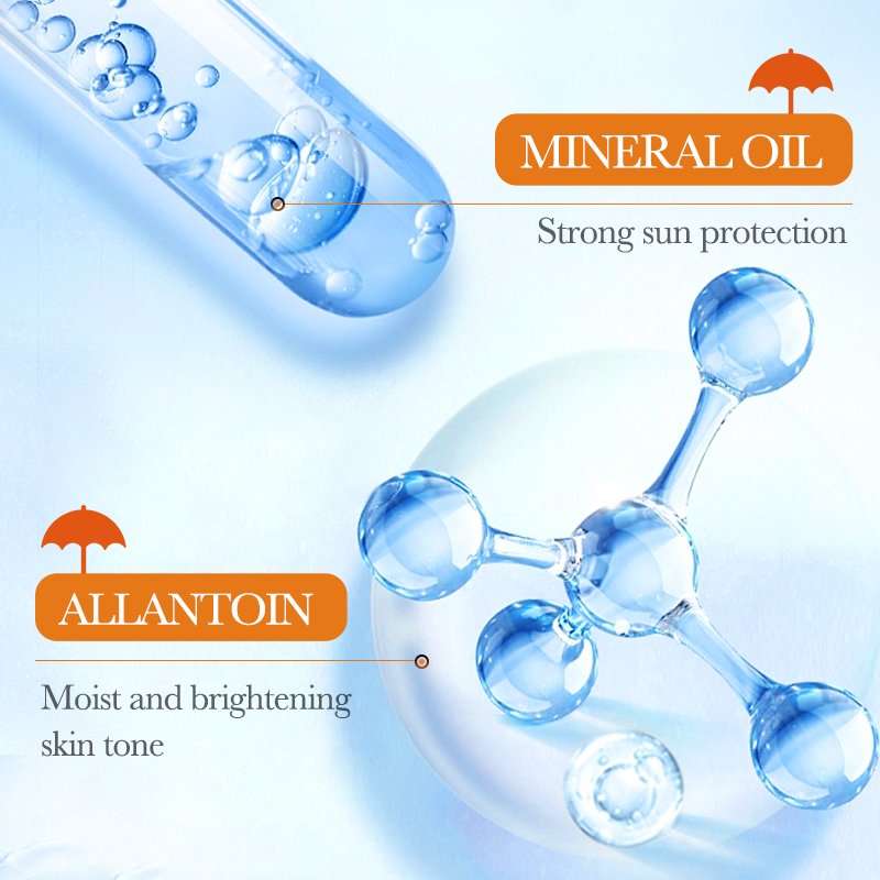 50g SADOER Private Label Organic Facial Double tube multi effect repair Uv Sunblock Cream Korean Sunscreen Wholesale