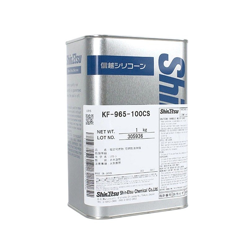 ShinEtsu KF968-100CS high-temperature resistant silicone oil 300 degrees light yellow transparent 16KG package