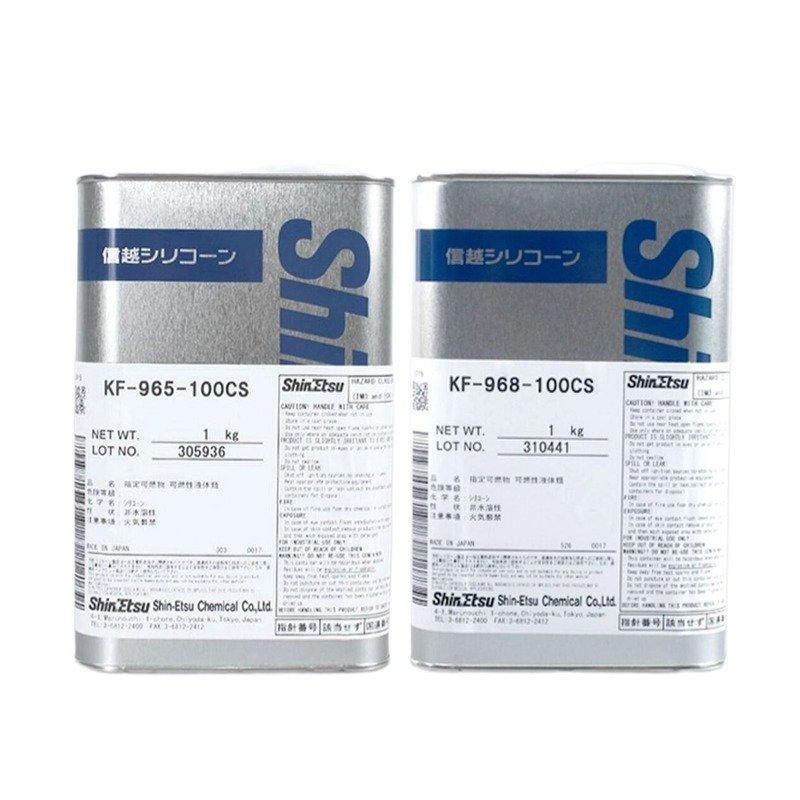 ShinEtsu KF968-100CS high-temperature resistant silicone oil 300 degrees light yellow transparent 16KG package