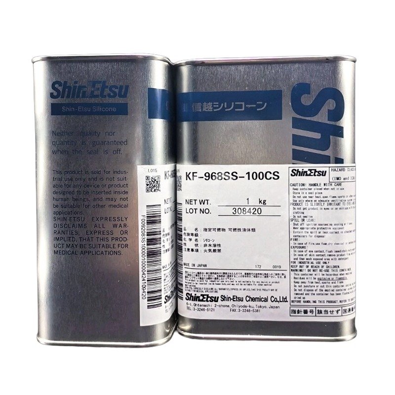 ShinEtsu KF968-100CS high-temperature resistant silicone oil 300 degrees light yellow transparent 16KG package