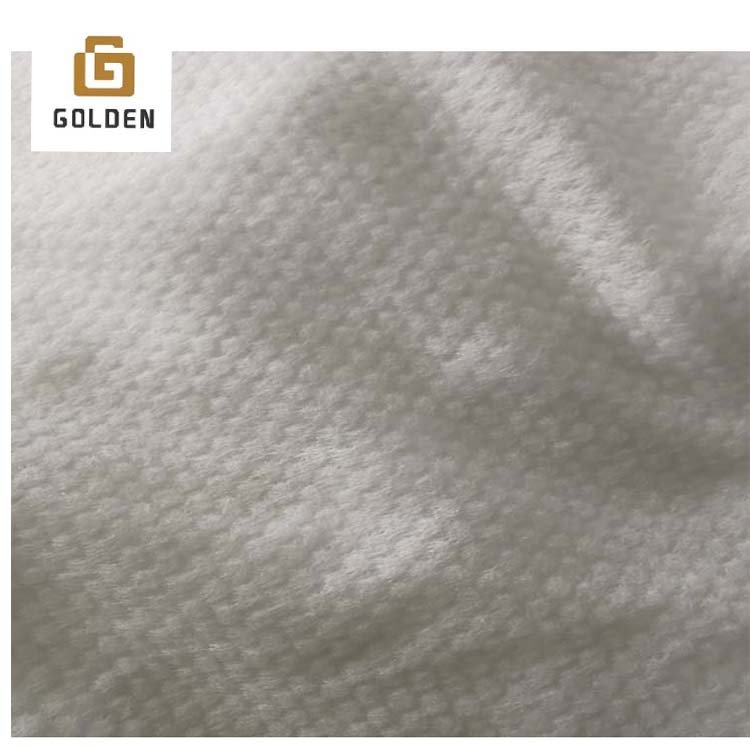 Golden Custom print lot stock white bamboo viscose Spunlace nonwoven Non woven Fabric roll