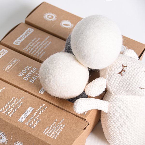 Tumble Laundry Dryer Balls Eco Friendly Reusable Custom Organic Wool Dryer Ball