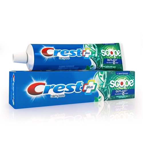 Crests + Scope Complete Whitening Toothpaste, Minty Fresh