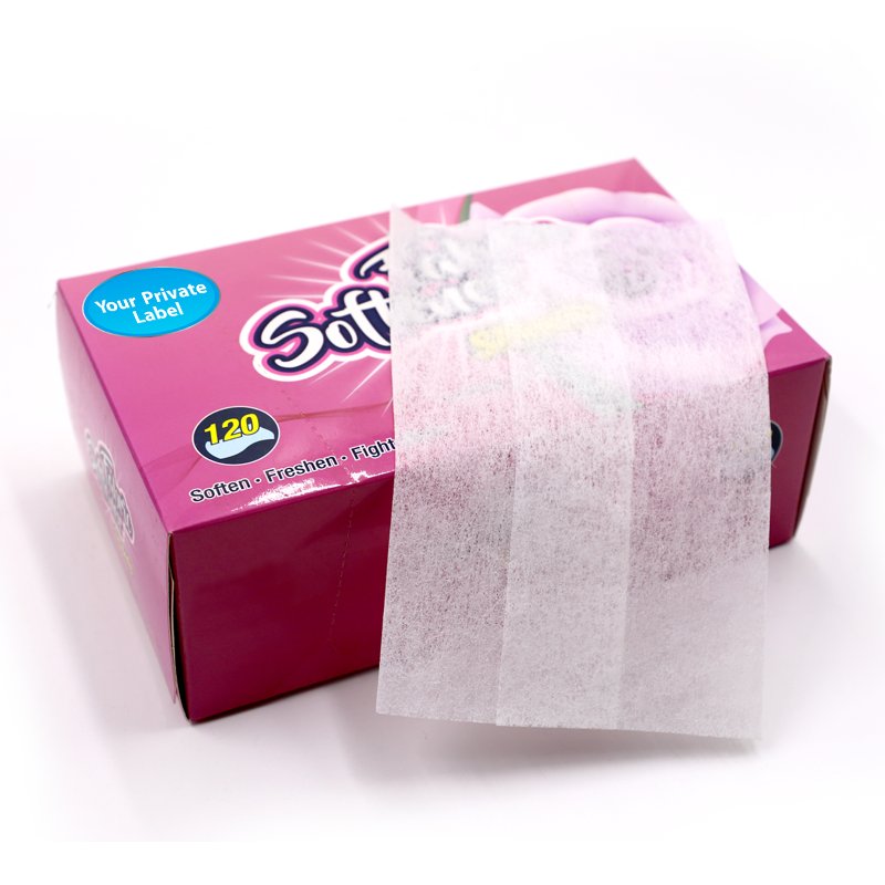 Fresh Flavor Dryer Sheet Wholesale Organic Biodegradable Fabric Softener Eco Friendly Laundry Dryer Sheets
