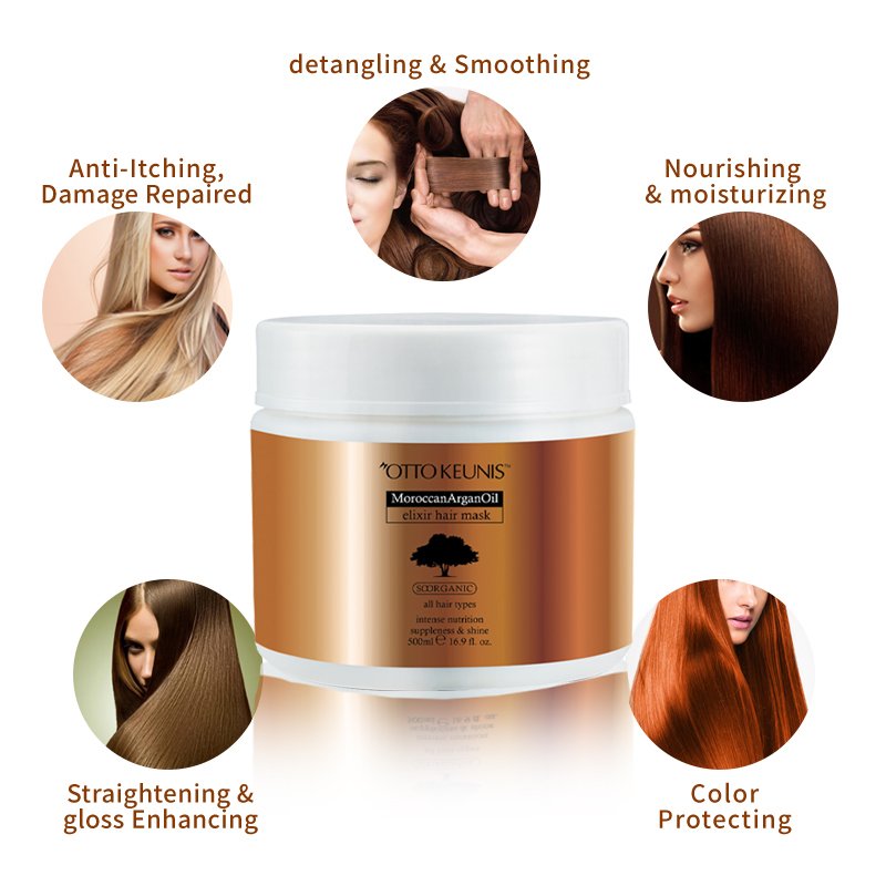 Argan Oil Shampoo and Conditioner Set Gently Cleanses the Scalp and Hair Improves Situations like Dryness