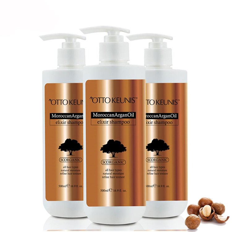 Argan Oil Shampoo and Conditioner Set Gently Cleanses the Scalp and Hair Improves Situations like Dryness