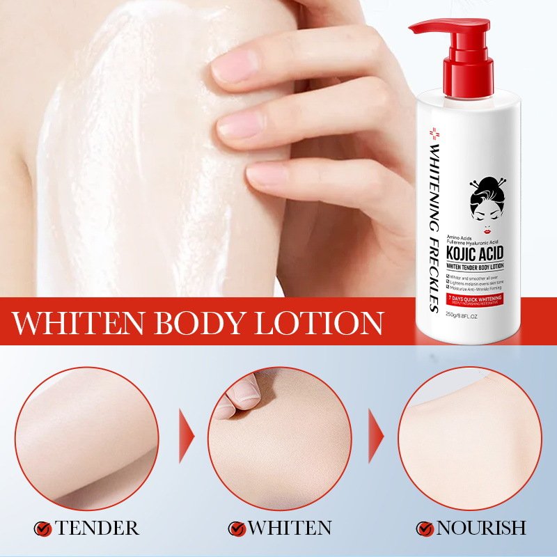 wholesale amino acid hyaluronic acid kojic acid whitening tender body lotion anti-wrinkle firming skin