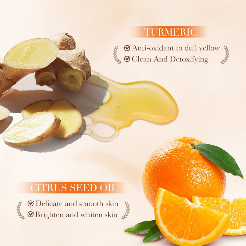 Turmeric Antioxidant Exfoliating Whitening Anti Wrinkle Cleansing Scrub Body Universal