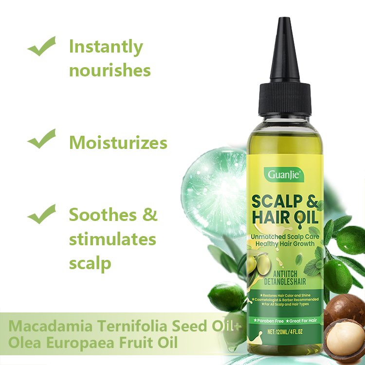 Custom Logo Olive Hair Scalp oil Wholesale Natural And Pure Nourishing Exotic Scalp Oil Relief Promote Growth Hair Oil