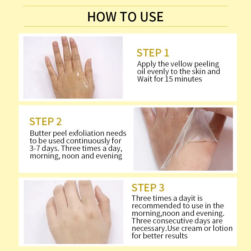 New arrival 3 days strong salicylic acid whitening body chemical peeling oil for face