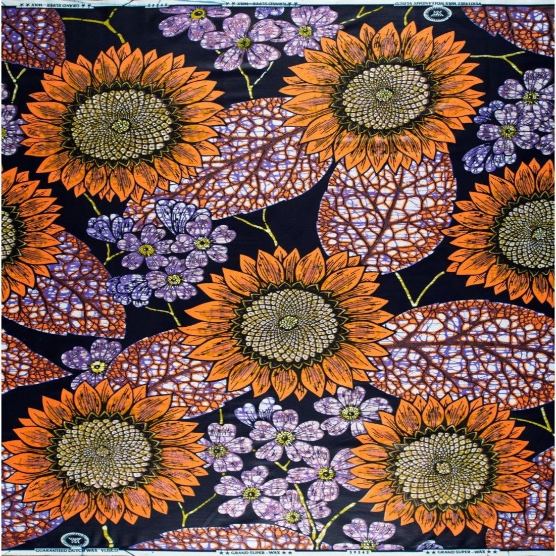 High-Quality African Wax Printed Fabric Holland Loincloth with Vibrant Patterns, Ideal for Traditional Wear and Custom Designs.