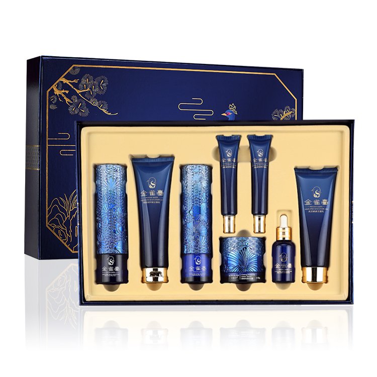 Private label Deer Antler Ganoderma Nice Sets for Skin Whitening Rhodiola Extract Anti-wrinkle Hydrating Face Care sets