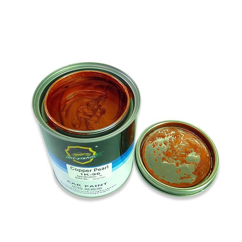 Chinese paint manufacturer 1K refinish Car spray paint is used for car refinish 1K-99 Gold pearl