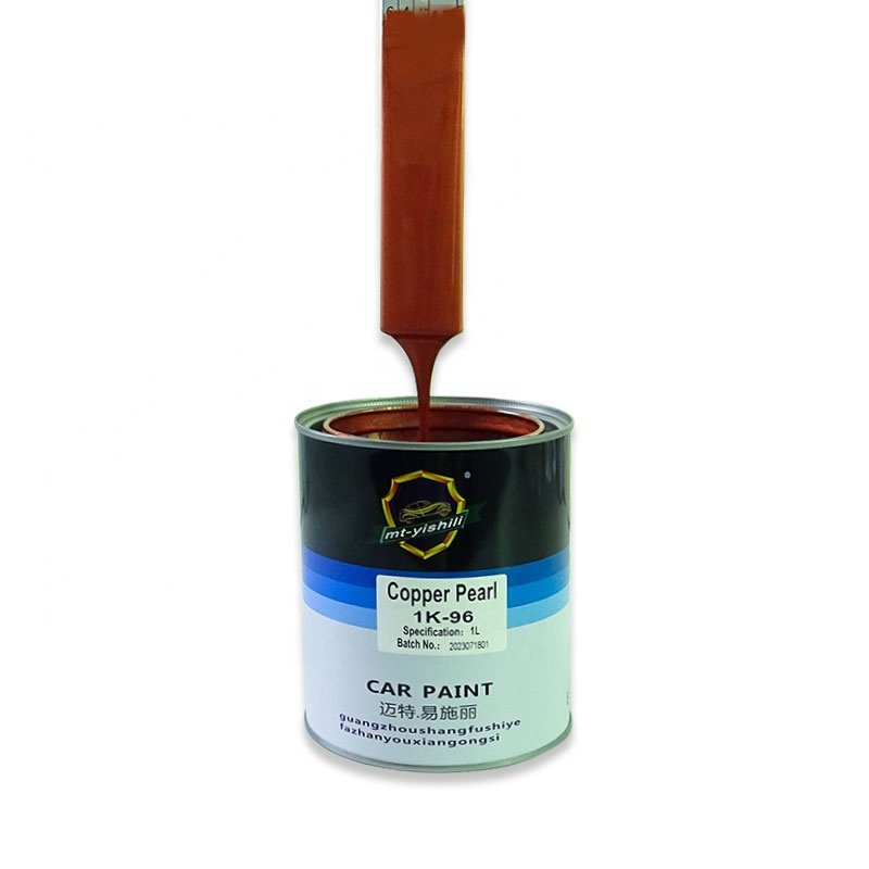 Chinese paint manufacturer 1K refinish Car spray paint is used for car refinish 1K-99 Gold pearl
