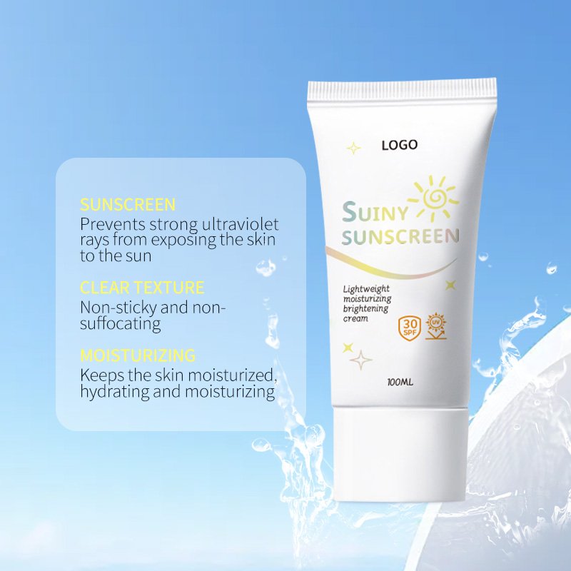 OEM Sample 40G Protection Cream SPF 50 Key Cruelty Free Oil Free Face Sunscreen Vegan UVA UVB Non Lotion Sunscreen