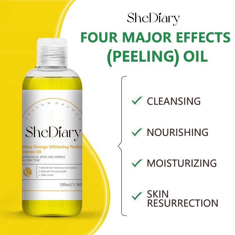 SheDiary 100ml Skin Care Products Whitening Body Lotion Exfoliating Lightening Orange Peeling Lotion