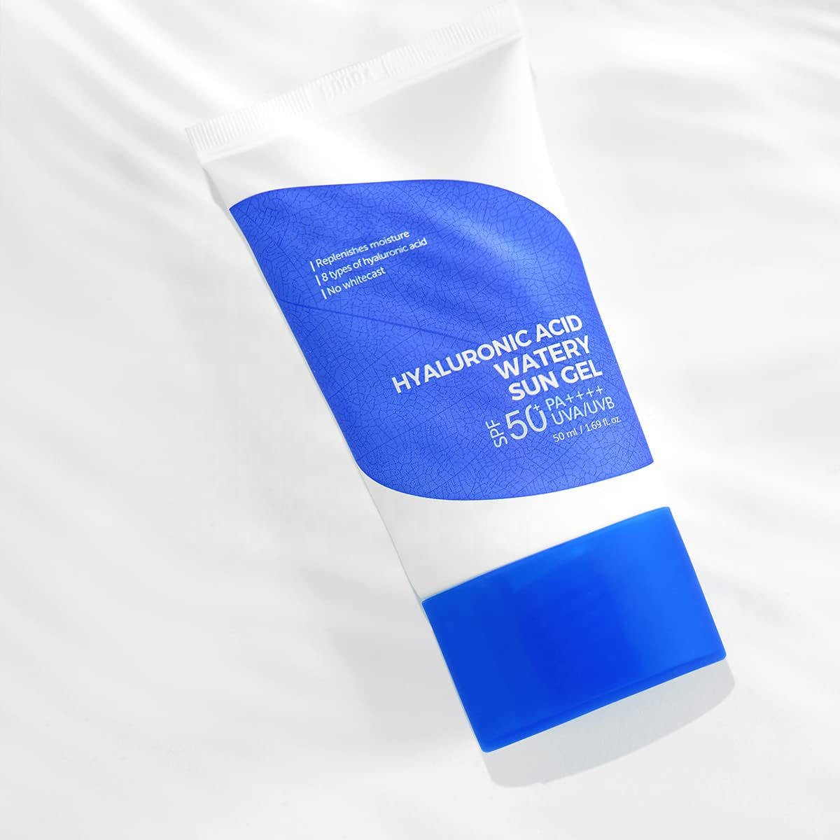 Sun Block Cream Wholesale Hyaluronic Acid Watery Sun GEL Natural tree Sun Cream for Face 50ml SPF50+ PA++++