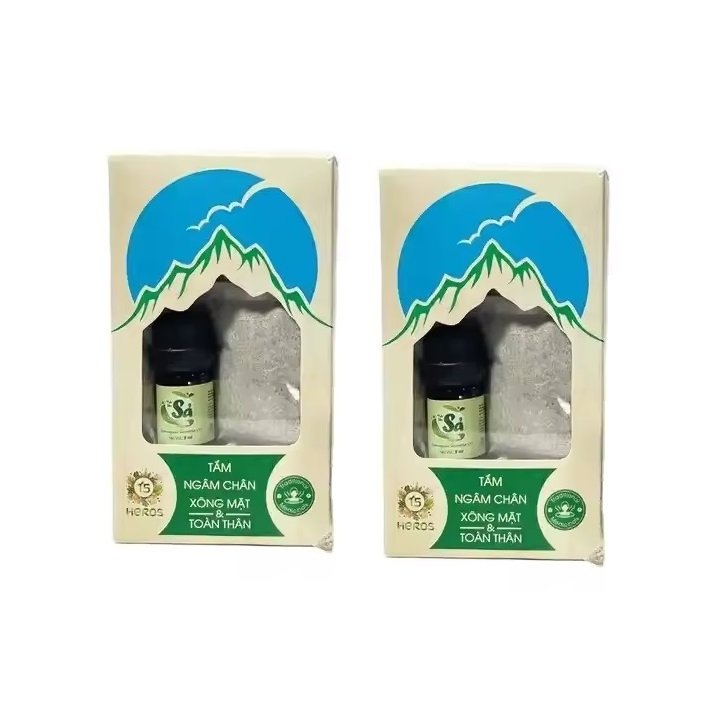 Organic Foot Soaking Body detox products New 15 HERBS Peptides Lemongrass Detox Herbal Body Sauna Bathing Essential Oil