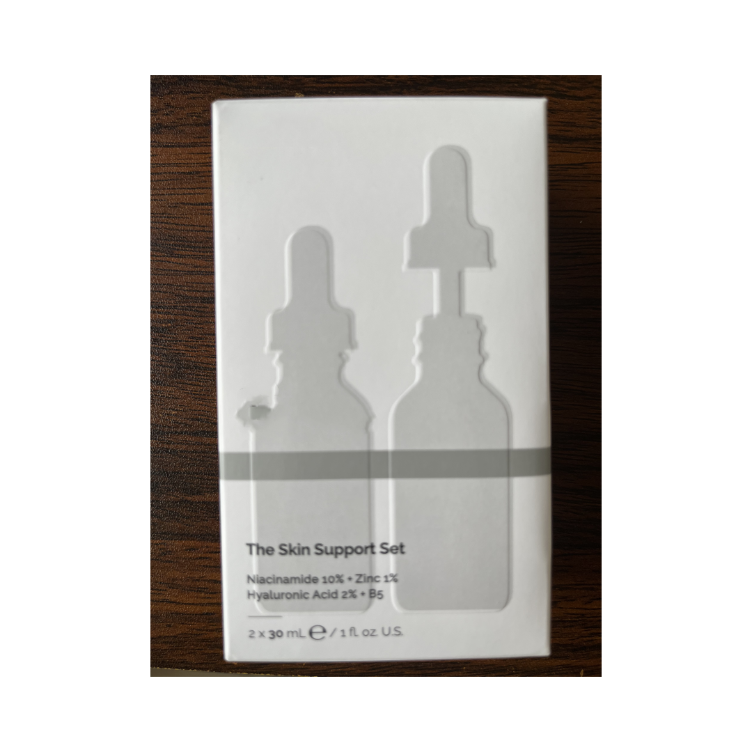 Facial Treatment Hyaluronic Acid with 2% + B5 (30ml) and Niacinamide 10% + Zinc 1% (30ml) Face Care Set