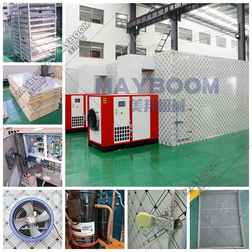 Industrial Bsf Larvae Air Drying Machine For Insect Earthworm Dried Mealworm Animal Blood Organic Fertilizer Brewery Waste Dryer