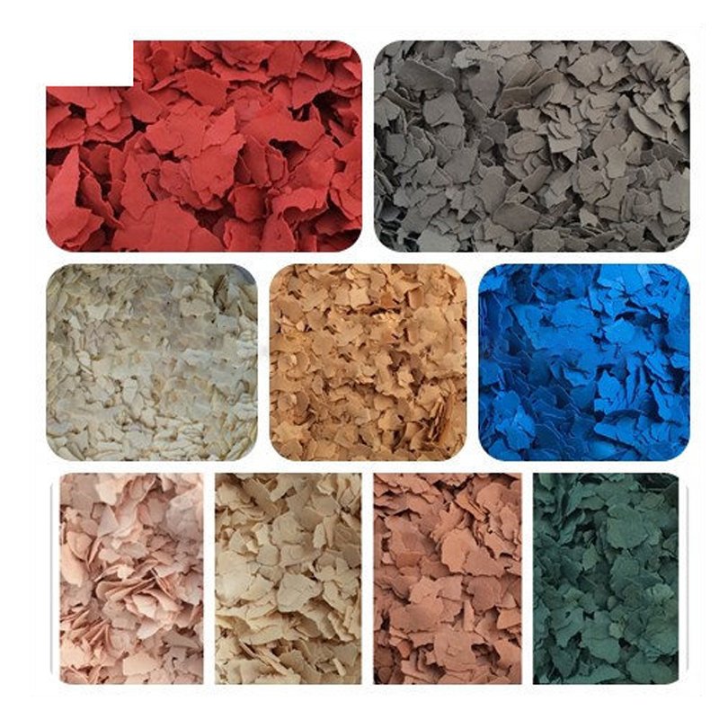 Epoxy Floor Flakes Chemical Vinyl Flake Chips Epoxy Flake for Epoxy Flooring Coating