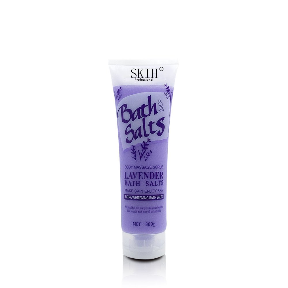 SKIH Private Label Natural OrganicLavender & Rose & Bamboo Bath Salts Whitening Exfoliating Fruit Sugar Body Scrub