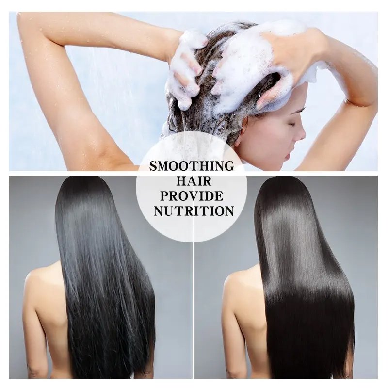 Private Label Organic 4pcs Hair Care Set Hair Strengthening Smooth hair oil Rosemary Mint Shampoo And Conditioner wholesale