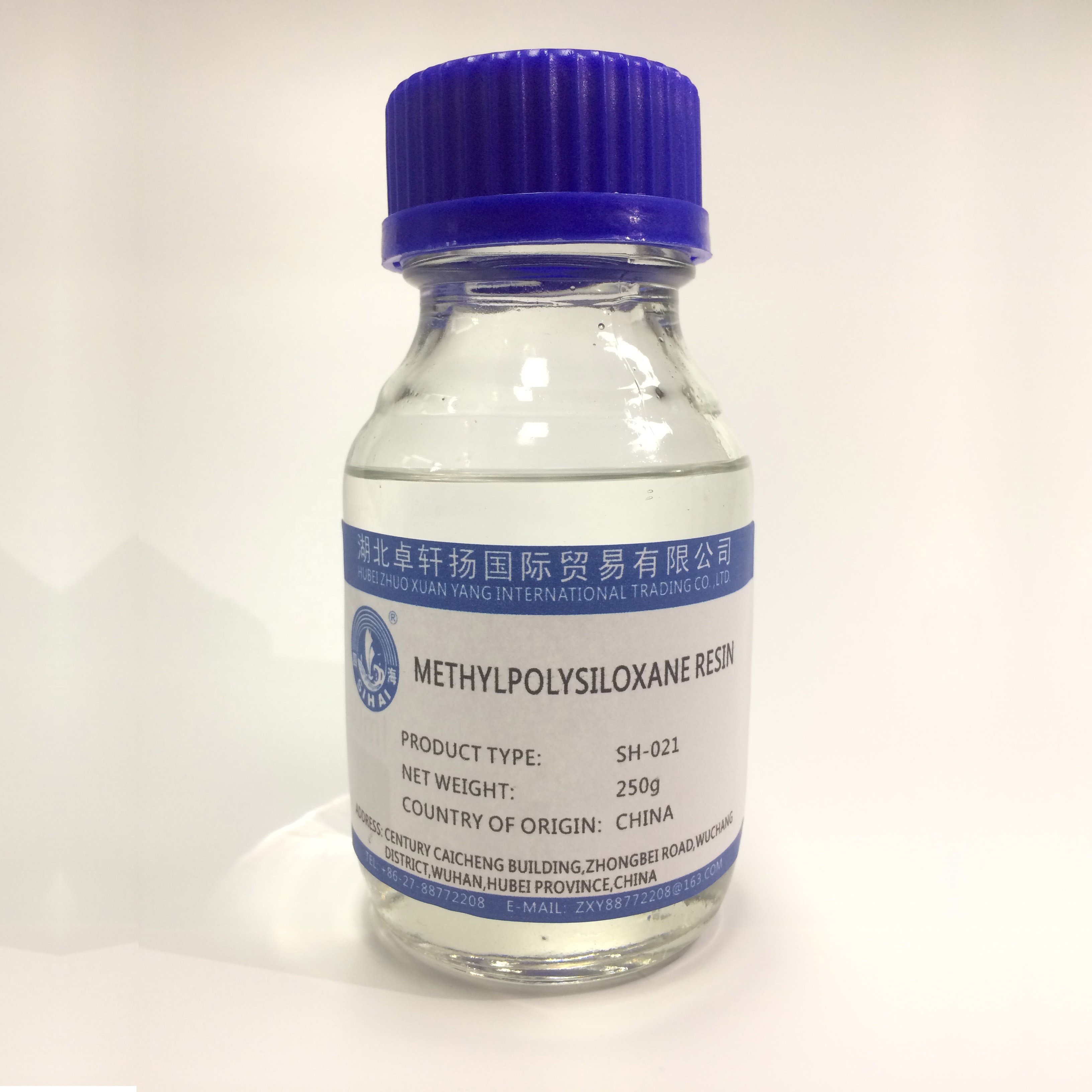 Organic silicon resin with strong cohesive property