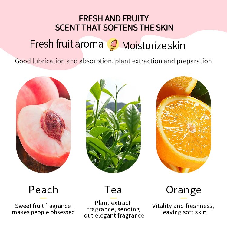Private Label Fruit Plant Fragrance Refreshing Tender Skin Hydrating Moisturizing Hand Cream With Lightening