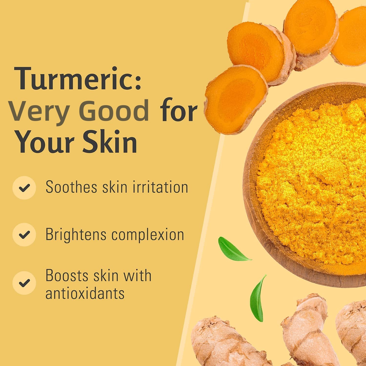 Gently Exfoliating Moisturizing Skincare Turmeric Skin Collagen Coconut Oil Face Hand Foot Body Scrub