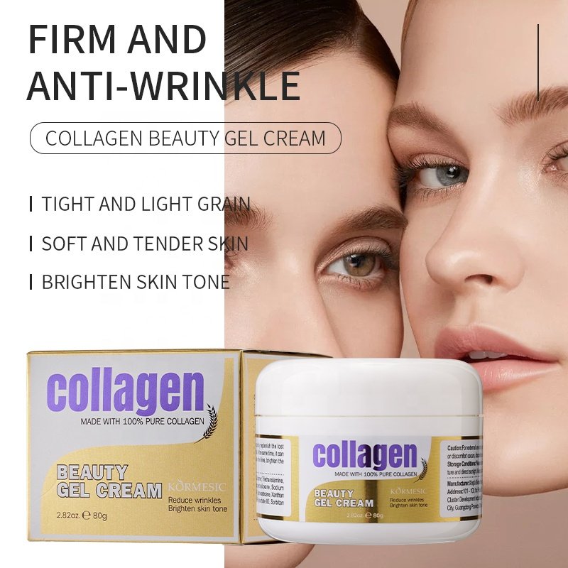 KORMESIC OEM ODM private label whitening moisturizing Collagen Beauty Gel Cream