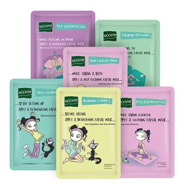 Factory wholesale OEM Firming, brightening and whitening skin, repairing facial mask, deep nourishing