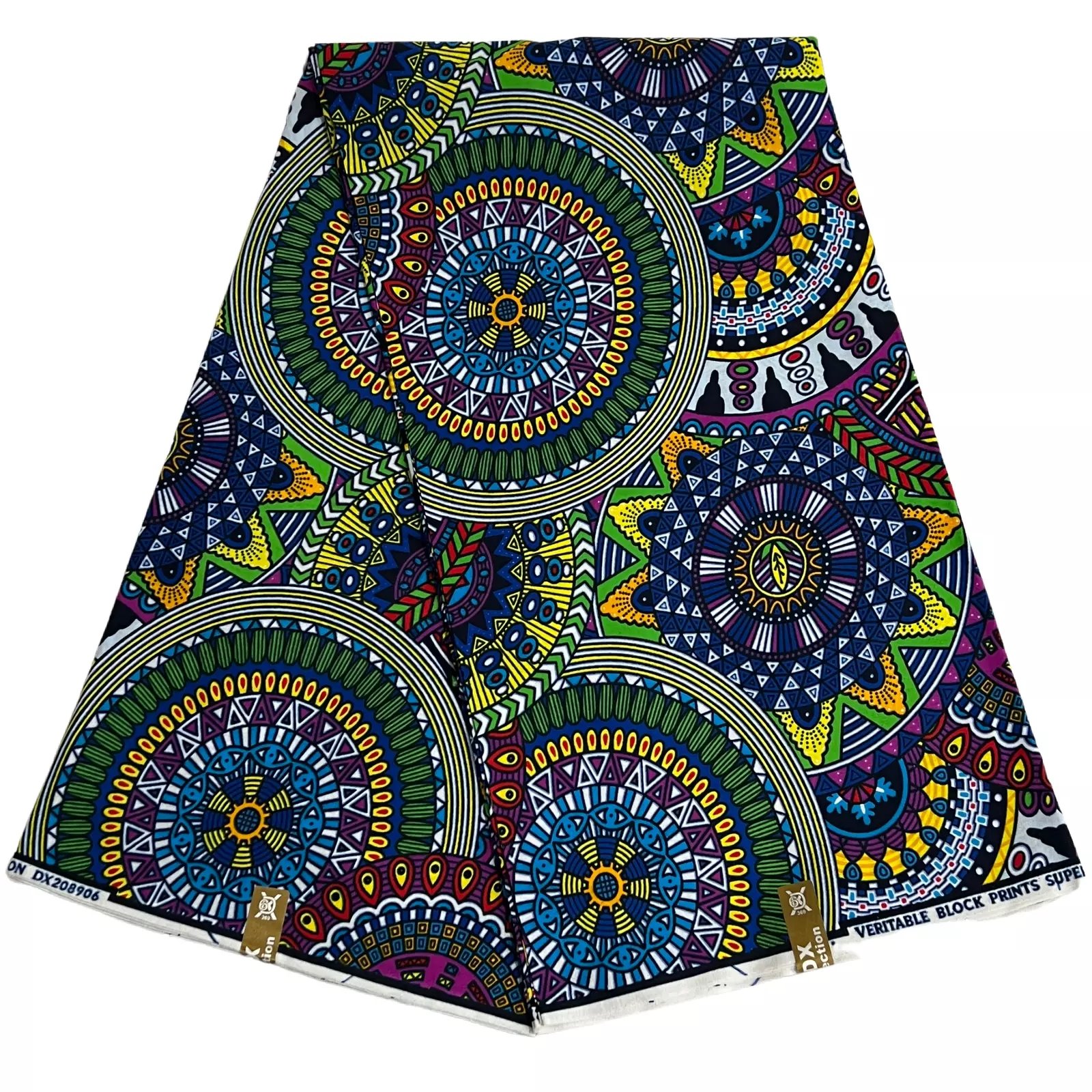 High-Quality African Wax Printed Holland Loincloth with Vibrant Patterns, Ideal for Traditional Wear and Custom Designs
