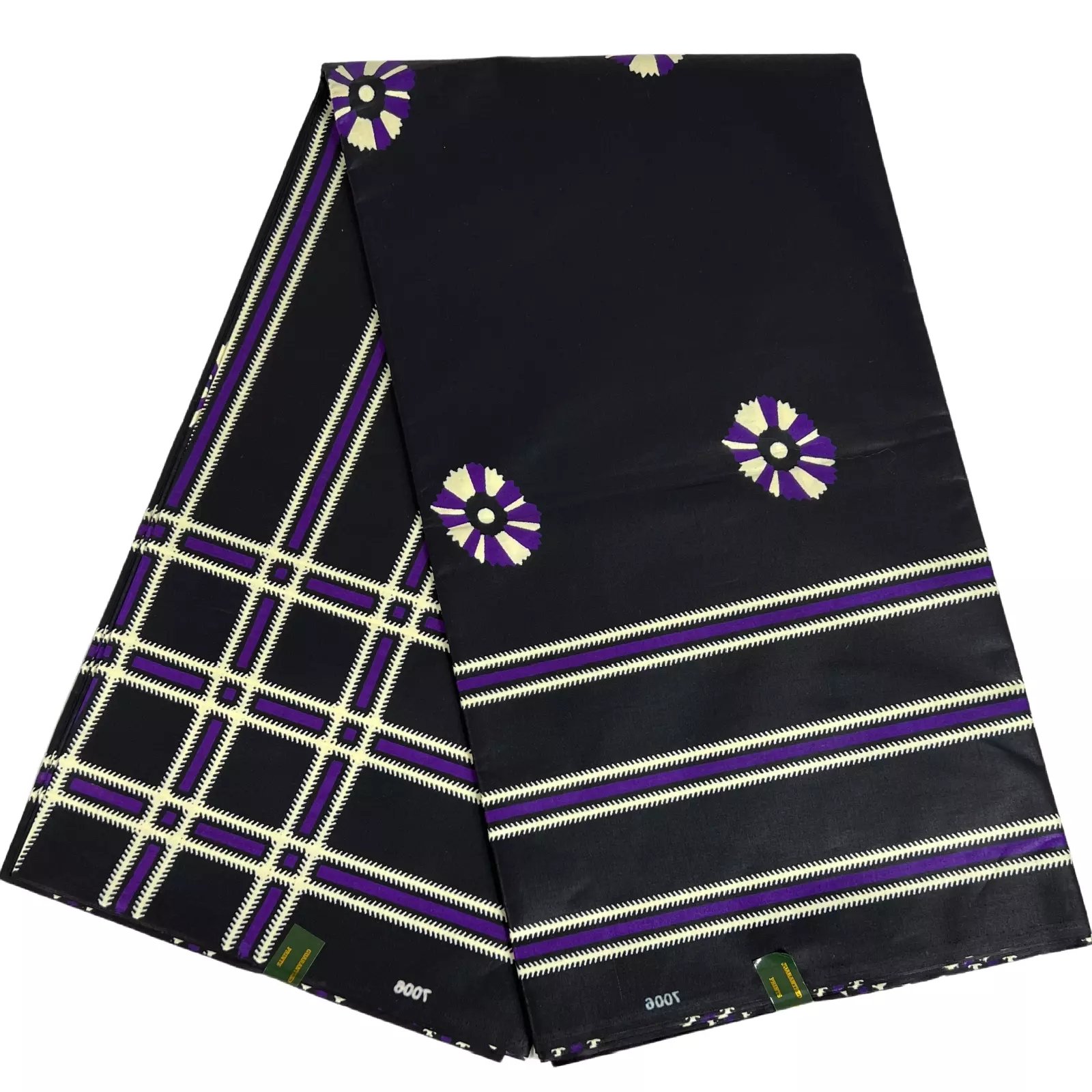 High-Quality African Wax Printed Holland Loincloth with Vibrant Patterns, Ideal for Traditional Wear and Custom Designs