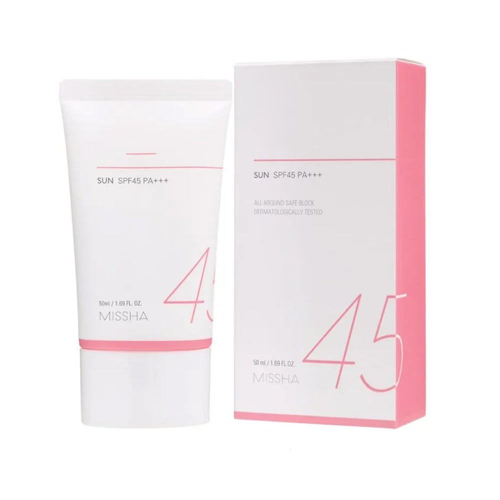 sunblock Missha All-around Safe Block Aqua sunscreen korean cosmetics skin care