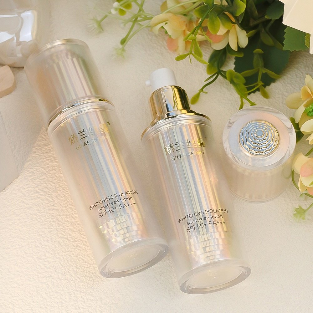 NEW Private Label All Day UVA Sunscreen lotions Waterproof SPF 50+ Moisturizing Mineral Sunscreen With Zinc Oxide