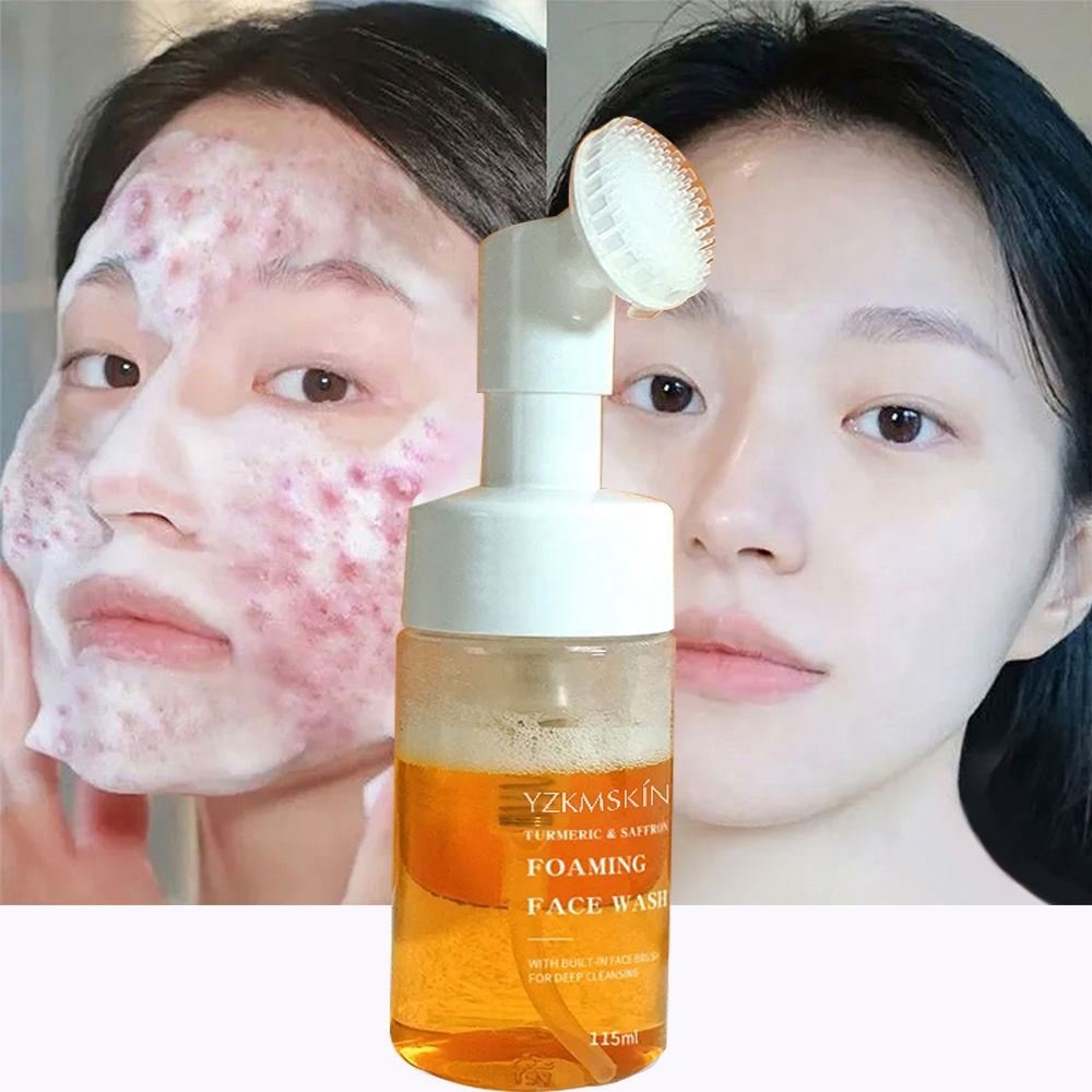 Turmeric Face Wash Oem Custom Facial Turmeric Honey Organic Deep Cleansing Gel Clarifying Face Water Hydrating facial Cleanser