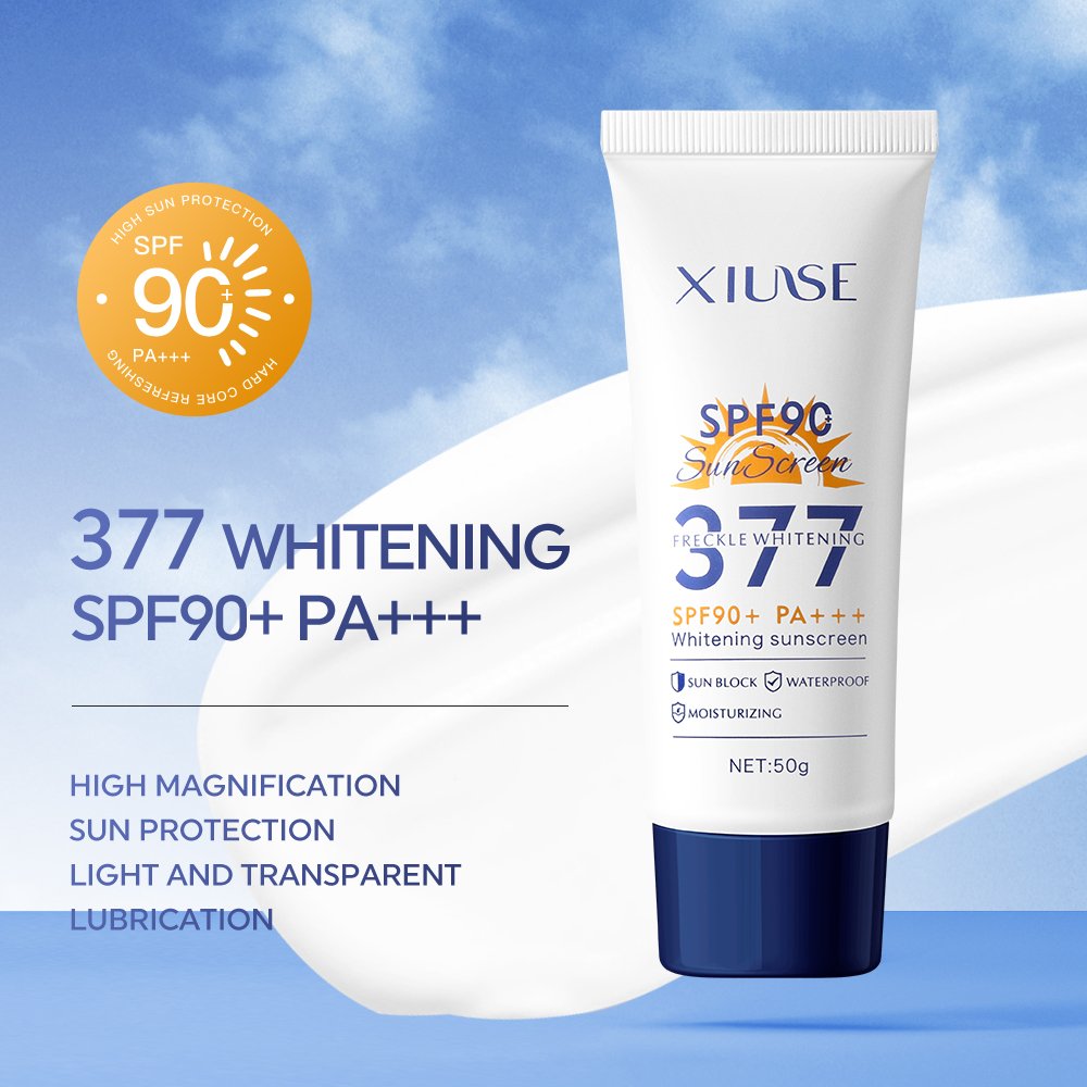 High sun protection spf90+ sun cream lotion Private label women cosmetics sun block organic sunscreen tanning for skin face care