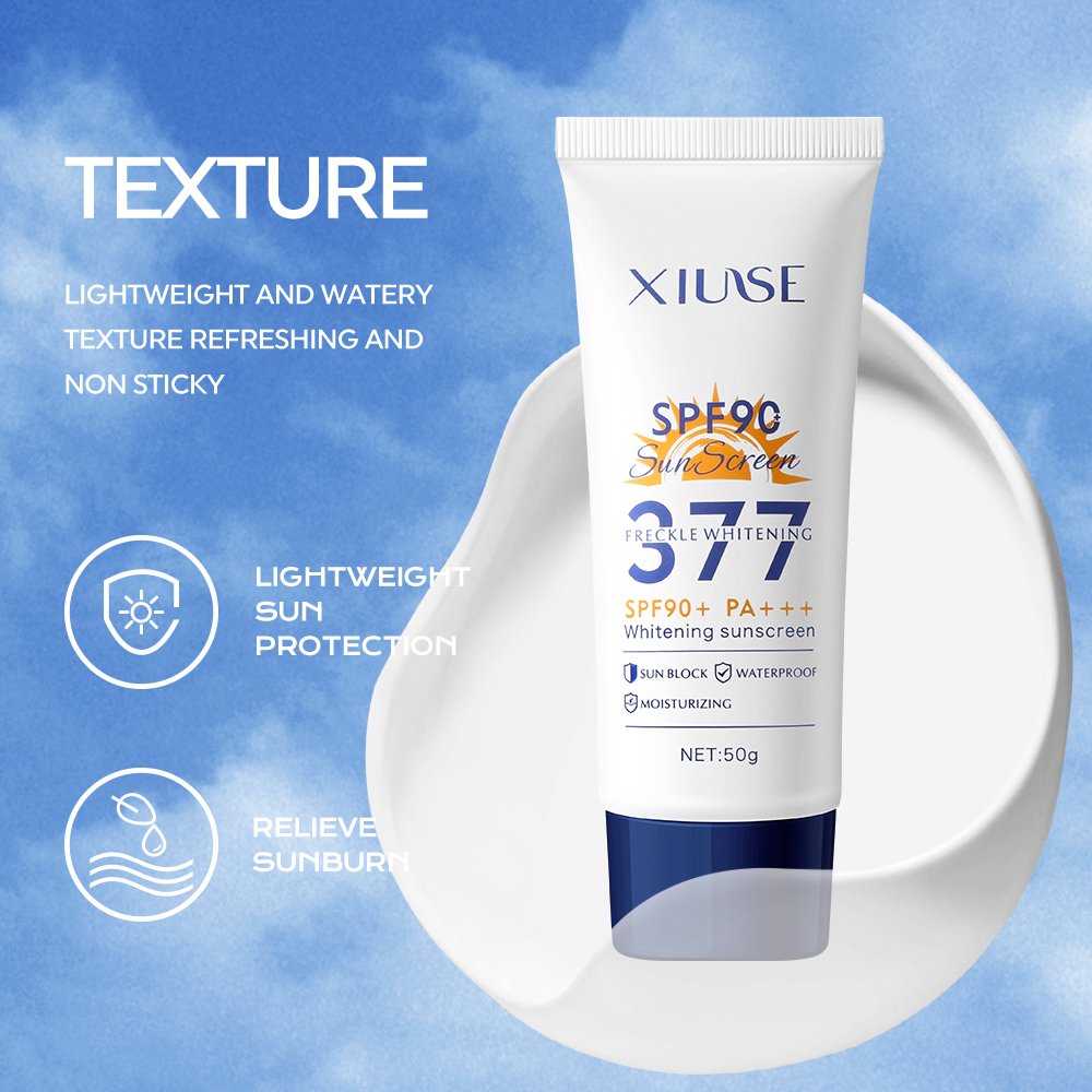 High sun protection spf90+ sun cream lotion Private label women cosmetics sun block organic sunscreen tanning for skin face care