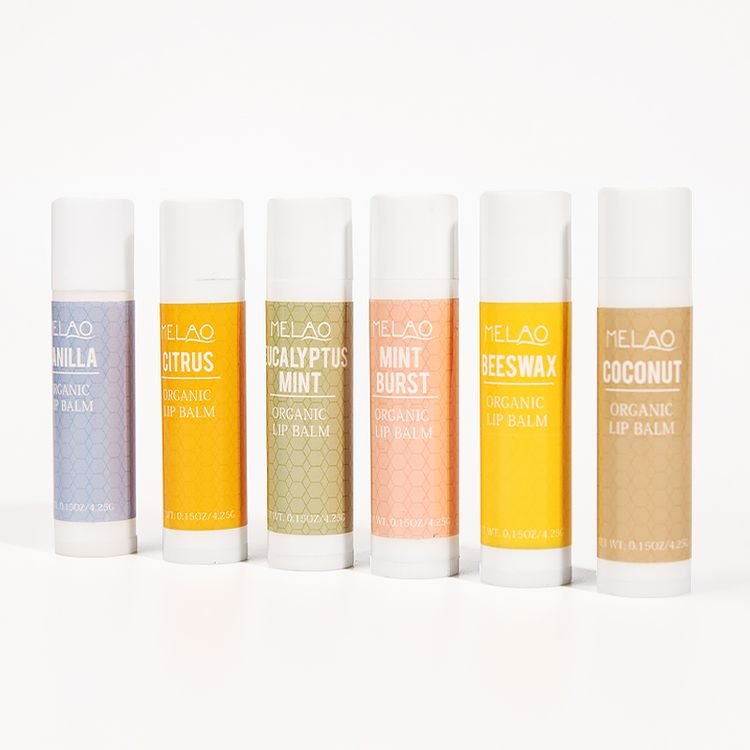 New Product Private Label Cute Moisturizing Nourishing Vegan Natural Organic Lip Balm Kit