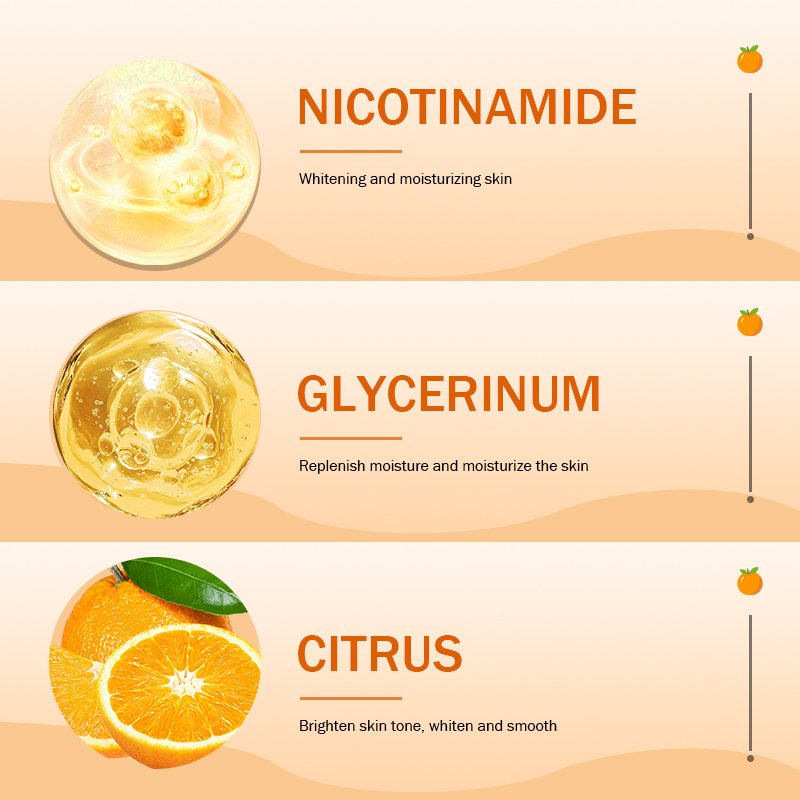 Private Label Arbutin Vitamin C Skin Brightening Lighten Dark Spots Niacinamide Kojic Acid Whitening Body Lotion