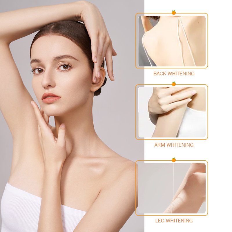 Private Label Arbutin Vitamin C Skin Brightening Lighten Dark Spots Niacinamide Kojic Acid Whitening Body Lotion