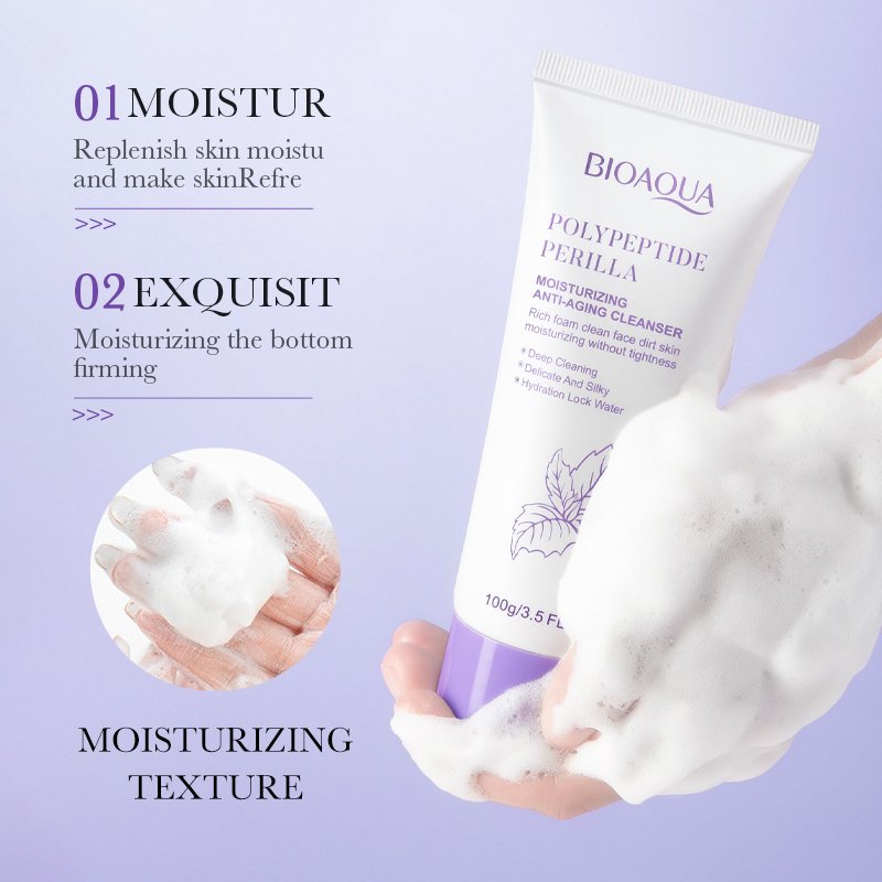 BIOAQUA Beauty Product Unisex Natural Organic Herbal Plant Extract Face OEM/ODM Moisturizing Cleanser