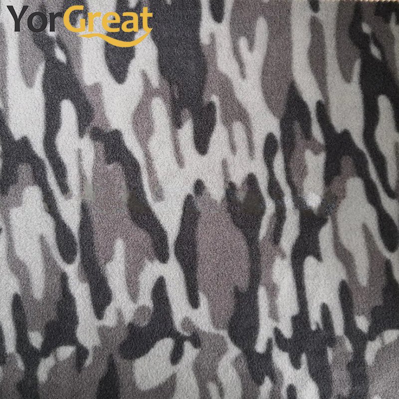 Outdoor Fashion 100% polar miro fleece winter warm knit fabric 200gsm