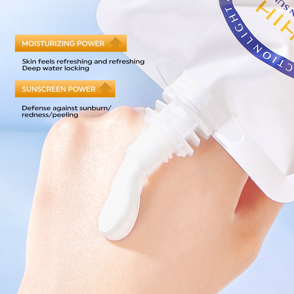 Wholesale Private label cosmetic face care sun block High sun protection sun cream spf 50+ Anti-uv sunscreen tanning for women
