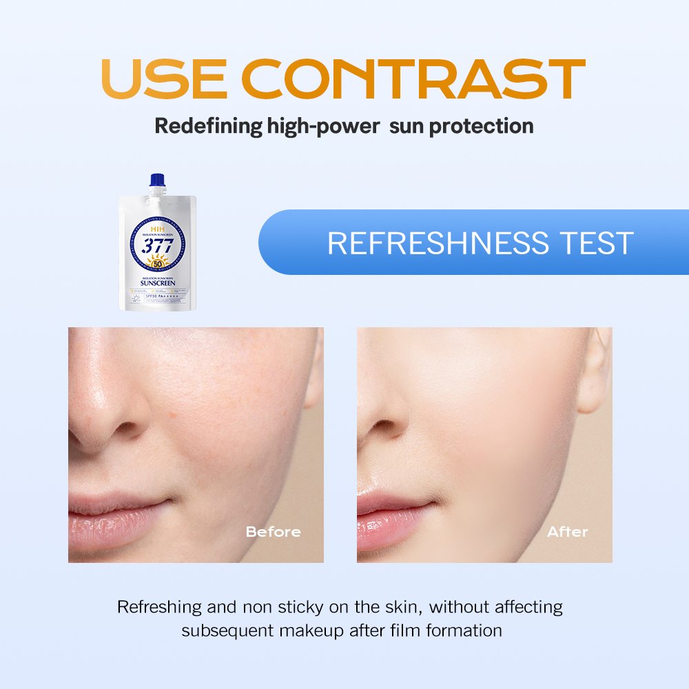 Wholesale Private label cosmetic face care sun block High sun protection sun cream spf 50+ Anti-uv sunscreen tanning for women