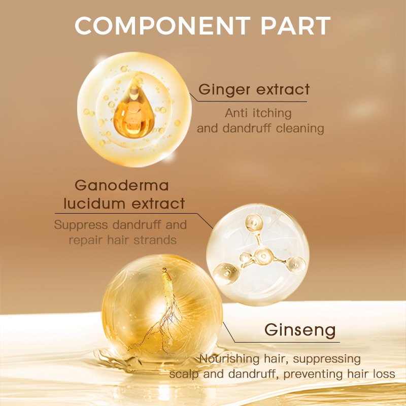 Wholesale Chemical Free Organic Herbal Collagen Keratin Ginger Hair Mask Shampoo And Conditioner Set