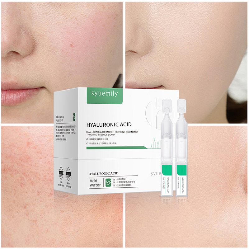 Private Label Skin Care Brightening Repairing Anti Aging Small Molecele Hyaluronic Acid Ampoule Serum